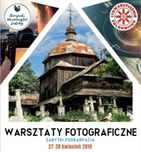 plakat warsztatów fotograficznych w Gorajcu